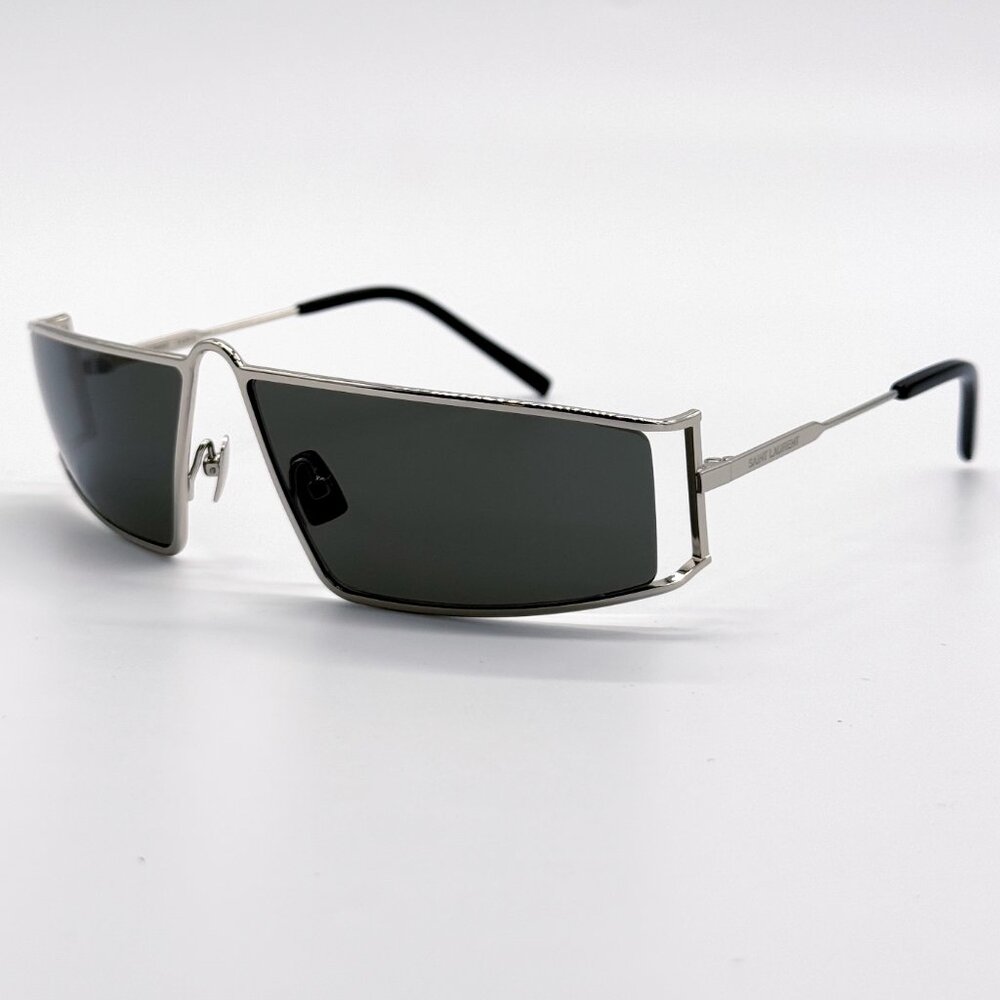NEW SAINT LAURENT SL 606 002 SILVER SL606 002 WOMEN SUNGLASSES SAINT LAURENT - Picture 6 of 11